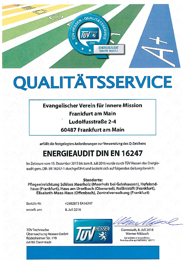 Download Energie-Zertifikat